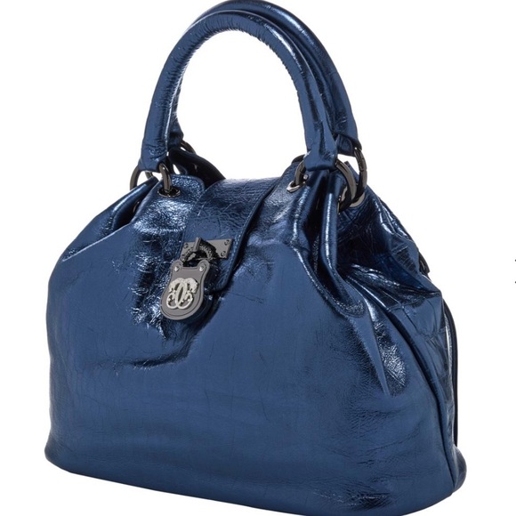 Sharif Legacy Croco Embossed Setosa Leather City Satchel - Picture 1 of 13